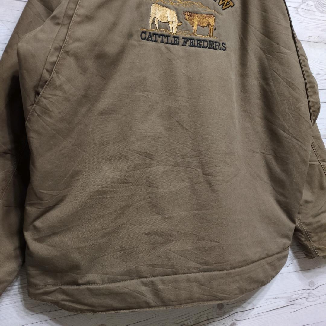 カーハート クイックダックジャケット 企業ロゴ 刺繍