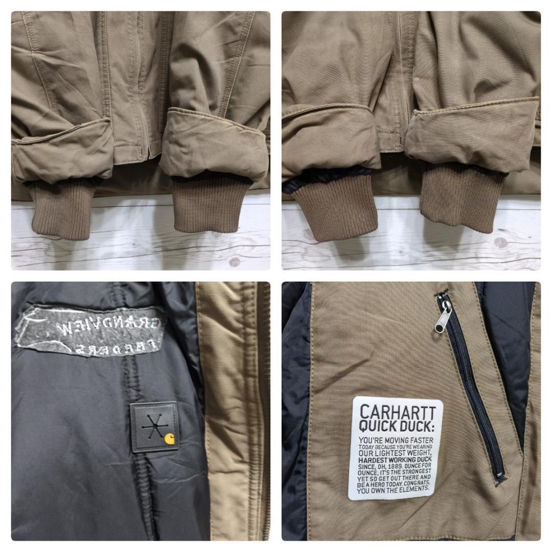 カーハート クイックダックジャケット 企業ロゴ 刺繍