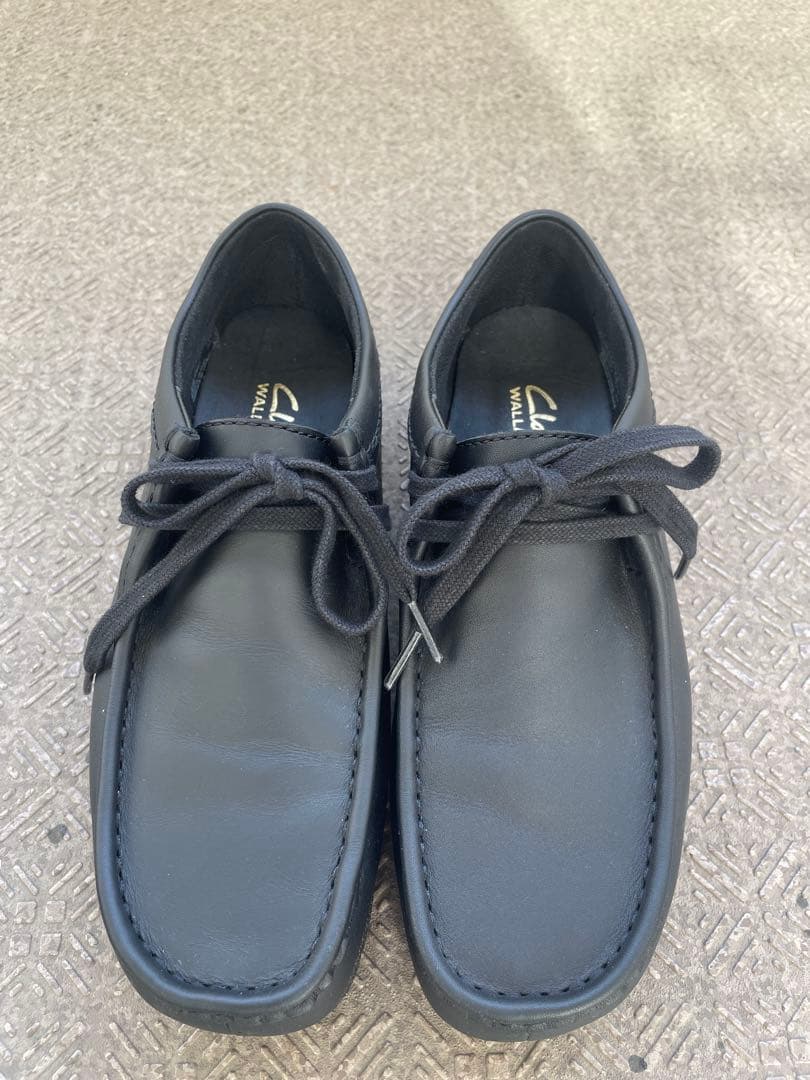 クラークス　ワラビー　黒　24㎝