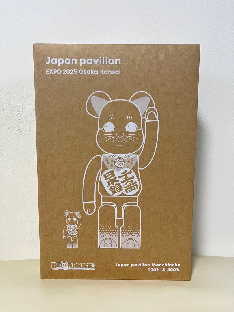 BE@RBRICK 日本館限定　関西万博 招き猫 ベアブリック100%＆400%