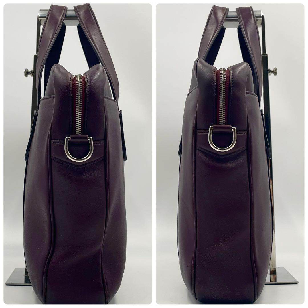 ダンヒル 2WAYブリーフケース ハムステッド シングル ドキュメント ボルドー