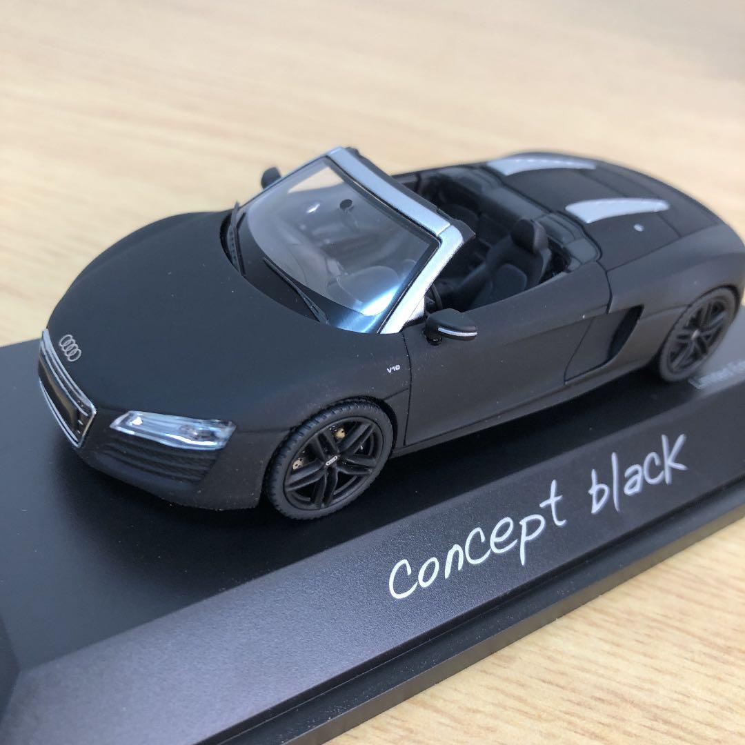 ミニカー Audi R8 Spyder 2012 concept black