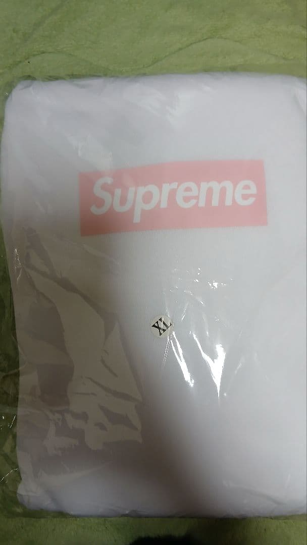 Supreme パーカー XL ピンク ホワイト ブラック
