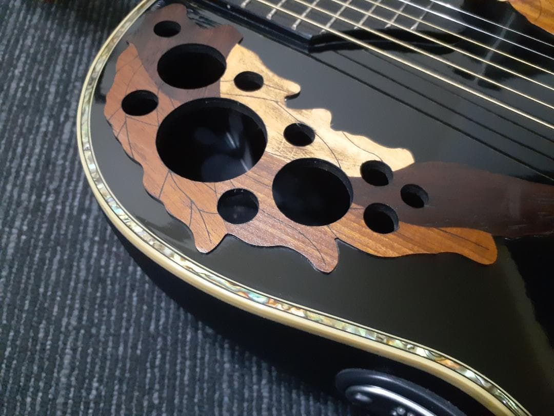 美品Ovation CU247 上位機種OP30搭載 指板エボニー染色 エレアコ