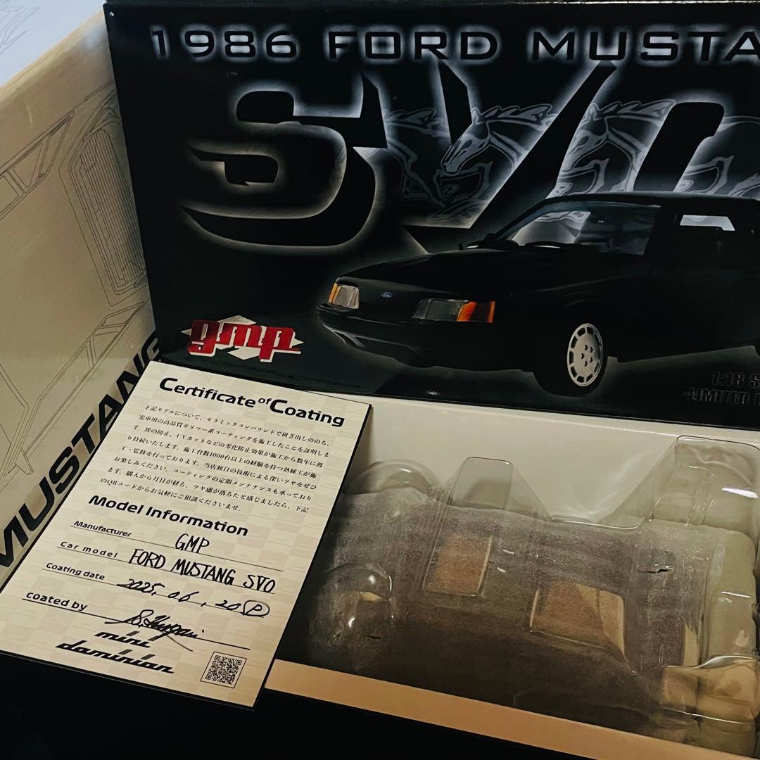 国内未入荷 1/18 GMP フォード マスタング SVO 1986