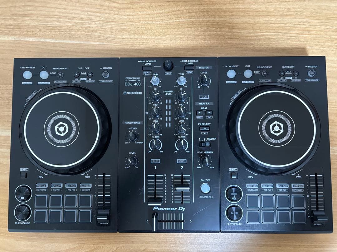 【超美品】DDJ-400 DJコントローラー 専用ソフト&RCAケーブル付