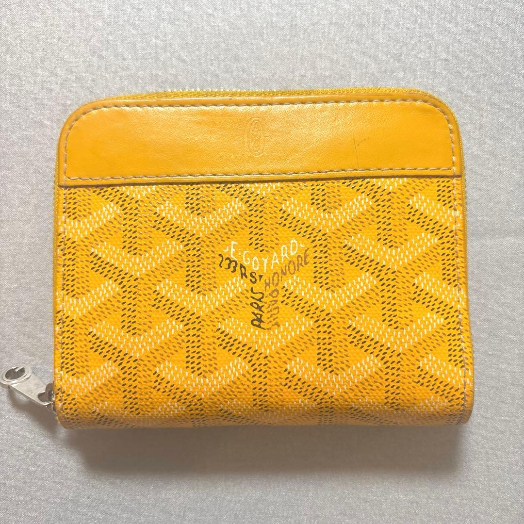 GOYAR ゴヤール　マティニョン PM ウォレット イエロー