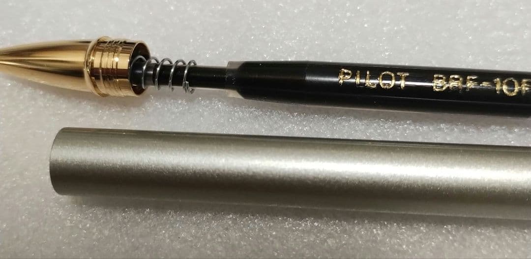 （廃盤品・新品未使用）パイロット　万年筆　初期型カヴァリエ3点セット　シルバー軸