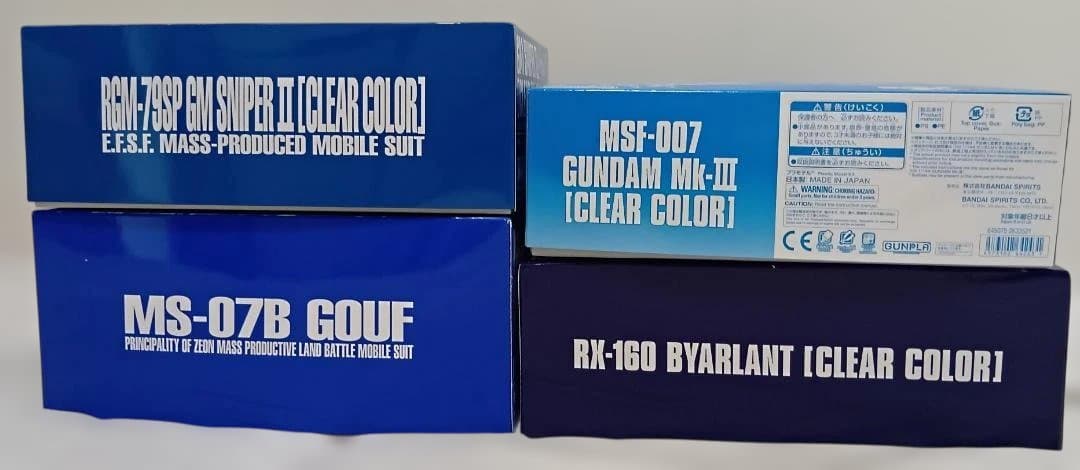 MG　HG　リミテッド　ガンプラ　4個セット