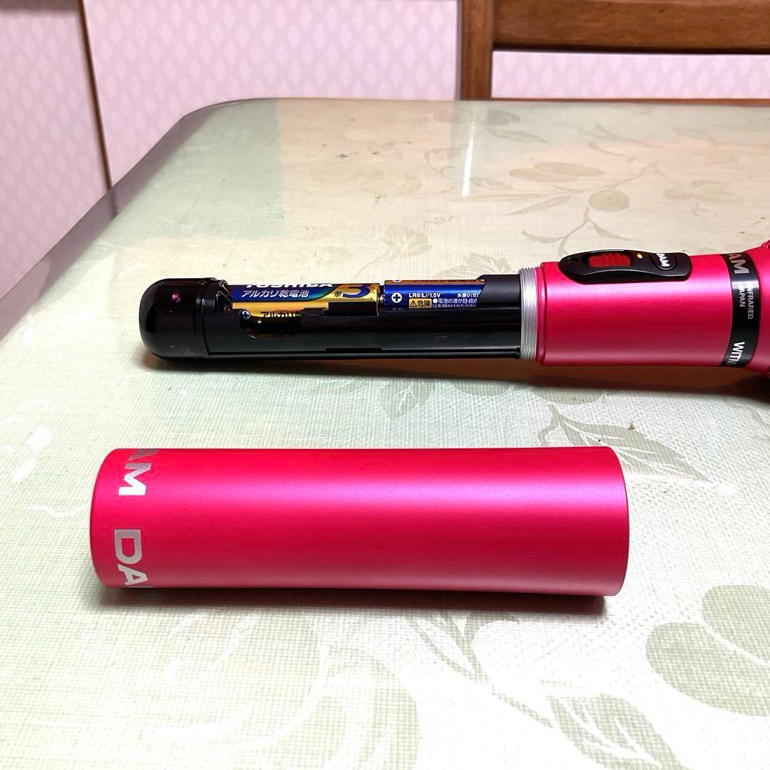 新品　DAMピンク ワイヤレスマイク 単三電池2本付き　WITM500