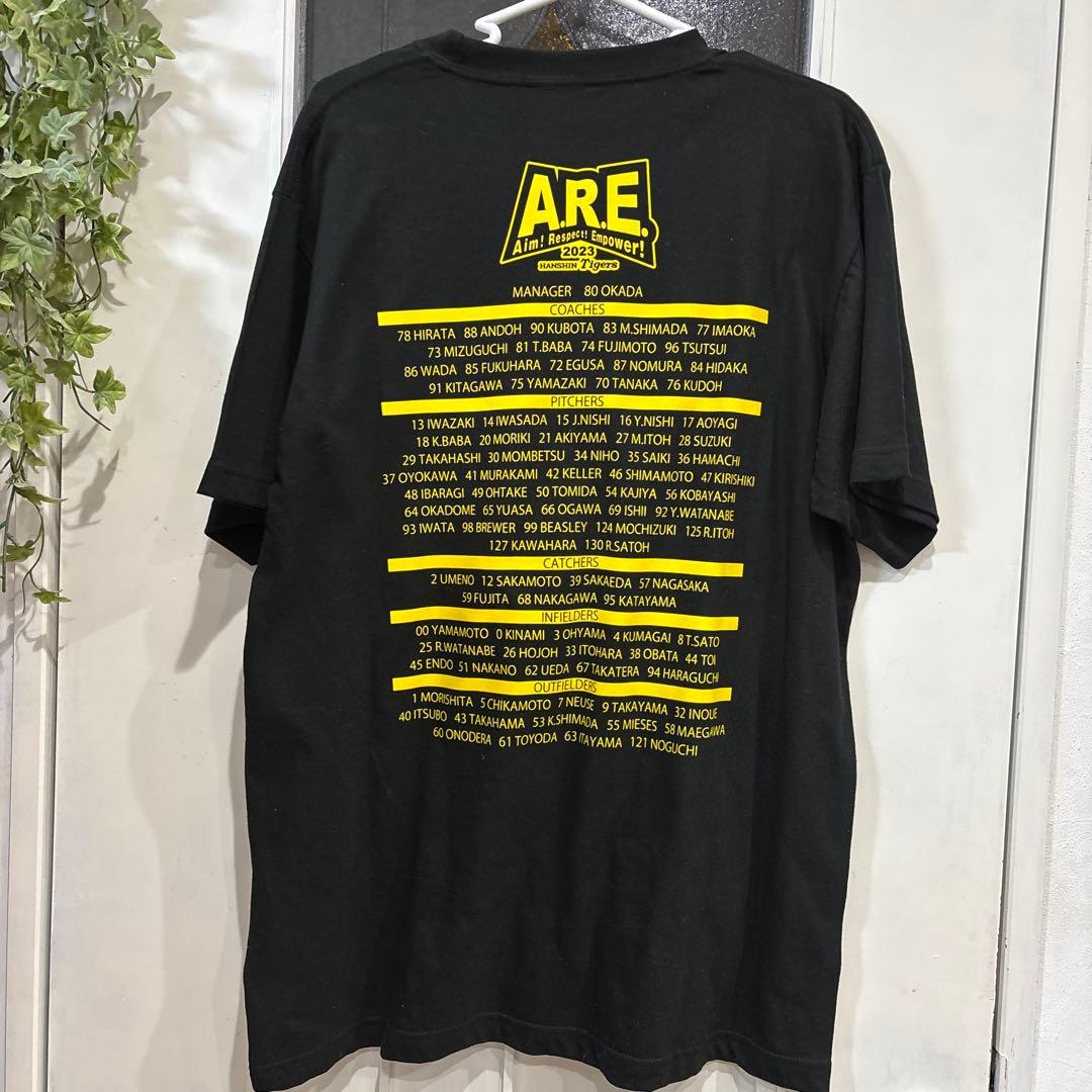 未使用品 阪神タイガース 伊藤将司 サイン入り セリーグチャンピオンシャツ L