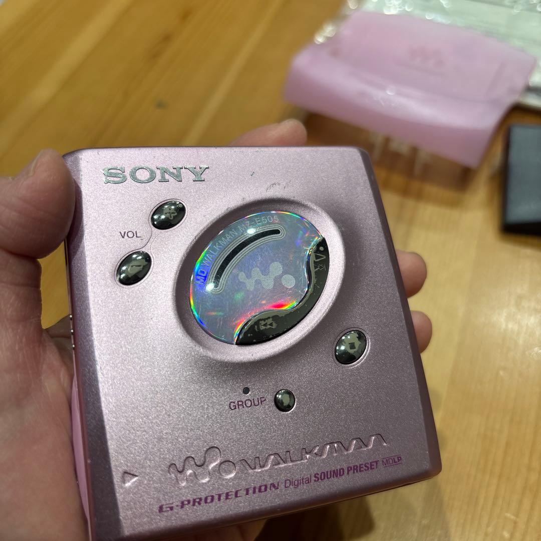 SONY MDウォークマン MZ-E505 ピンク