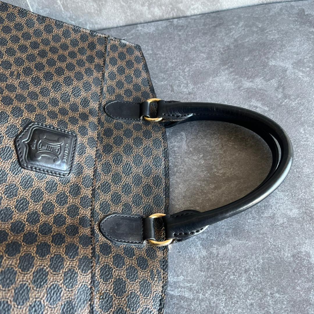 ⭐️CELINE⭐️セリーヌ マカダム トートバッグ ブラック A4収納可