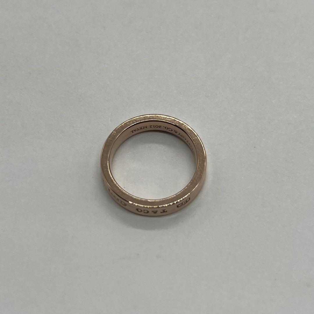ティファニー TIFFANY 1837 ナロー リング 8号 ルベドメタル