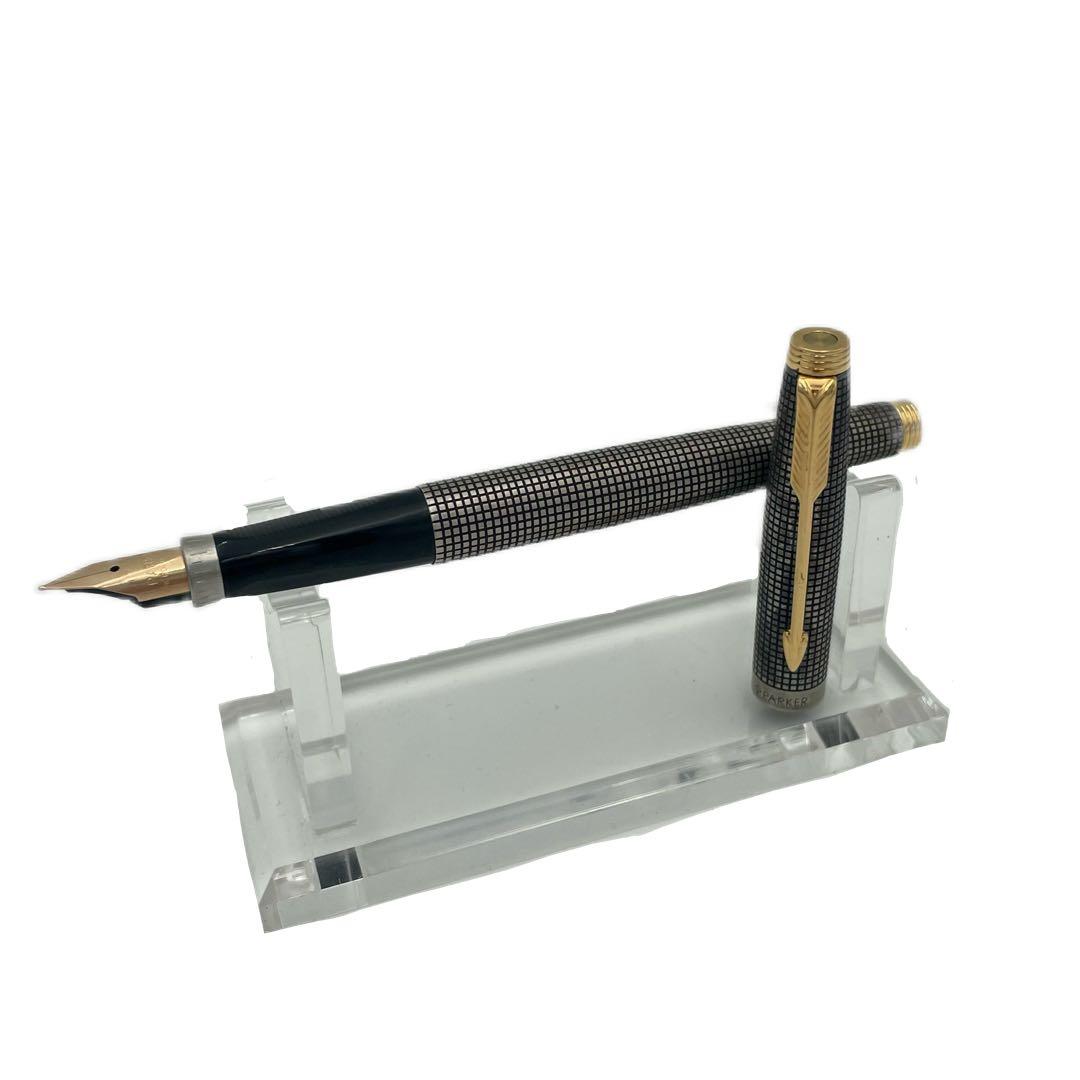 PARKER パーカー 万年筆 14K シルバー ブラック