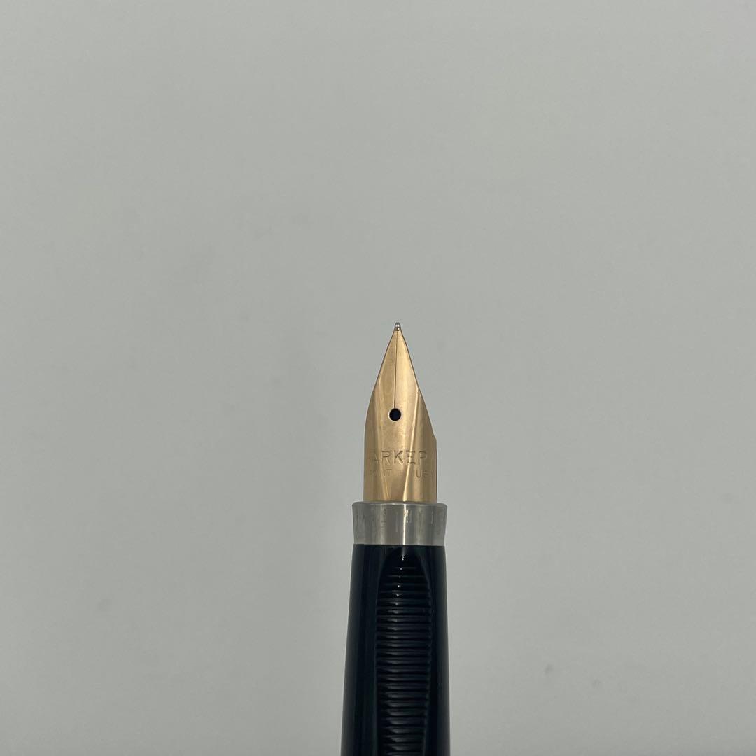 PARKER パーカー 万年筆 14K シルバー ブラック