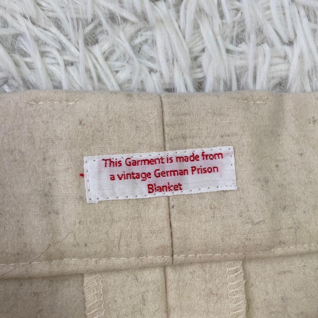 FRANKLEDER ウールパンツ ベージュ M カジュアル シンプル