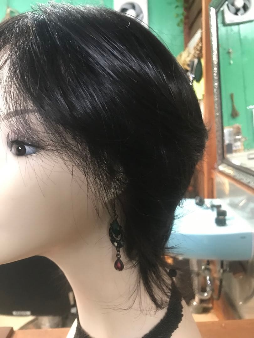 医療用フルウィッグ　ショートウルフ