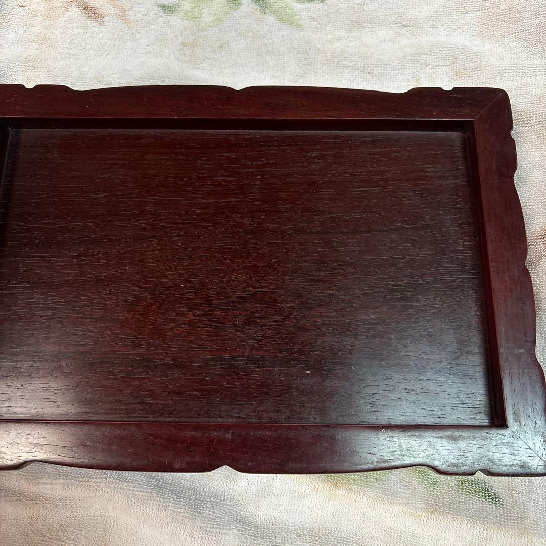 新品未使用 中国古玩 黄花梨紫檀 木製文箱 砚箱 書類ケース 小物入れ