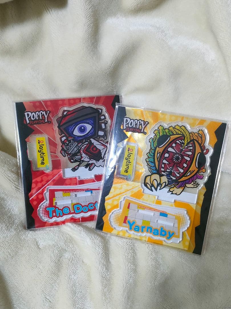 ポピープレイタイム アクリルスタンドハーレーソーヤー博士 ヤーナビーコラボカフェ