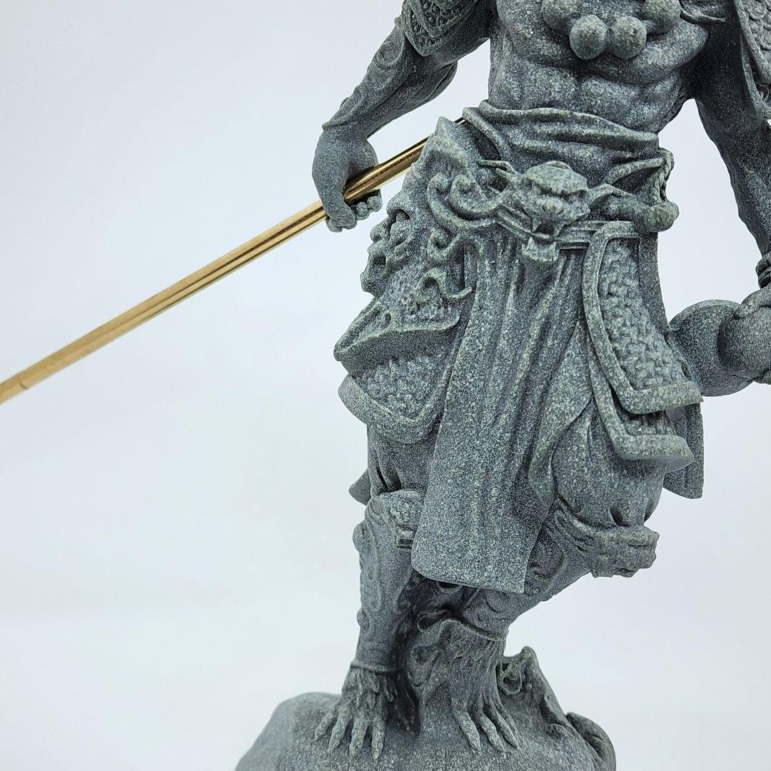 【圧倒的存在感！】武神風フィギュア／石像風／装飾・インテリアに最適