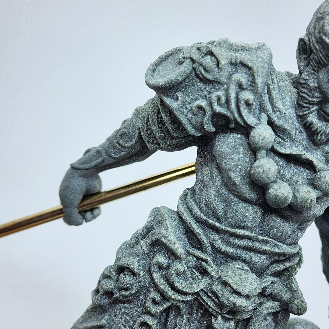 【圧倒的存在感！】武神風フィギュア／石像風／装飾・インテリアに最適