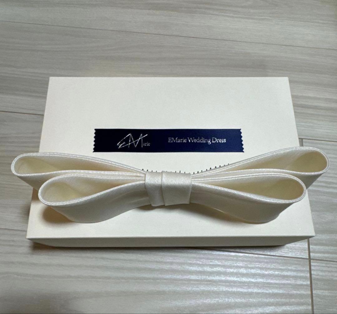 【美品】リボンボンネ/エマリーエ/