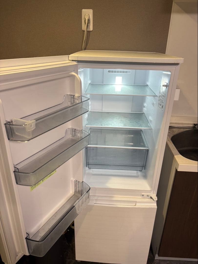 SHARP 冷蔵庫 SJ-D18H-W 179L 2ドア