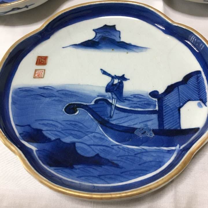 古い皿 5枚