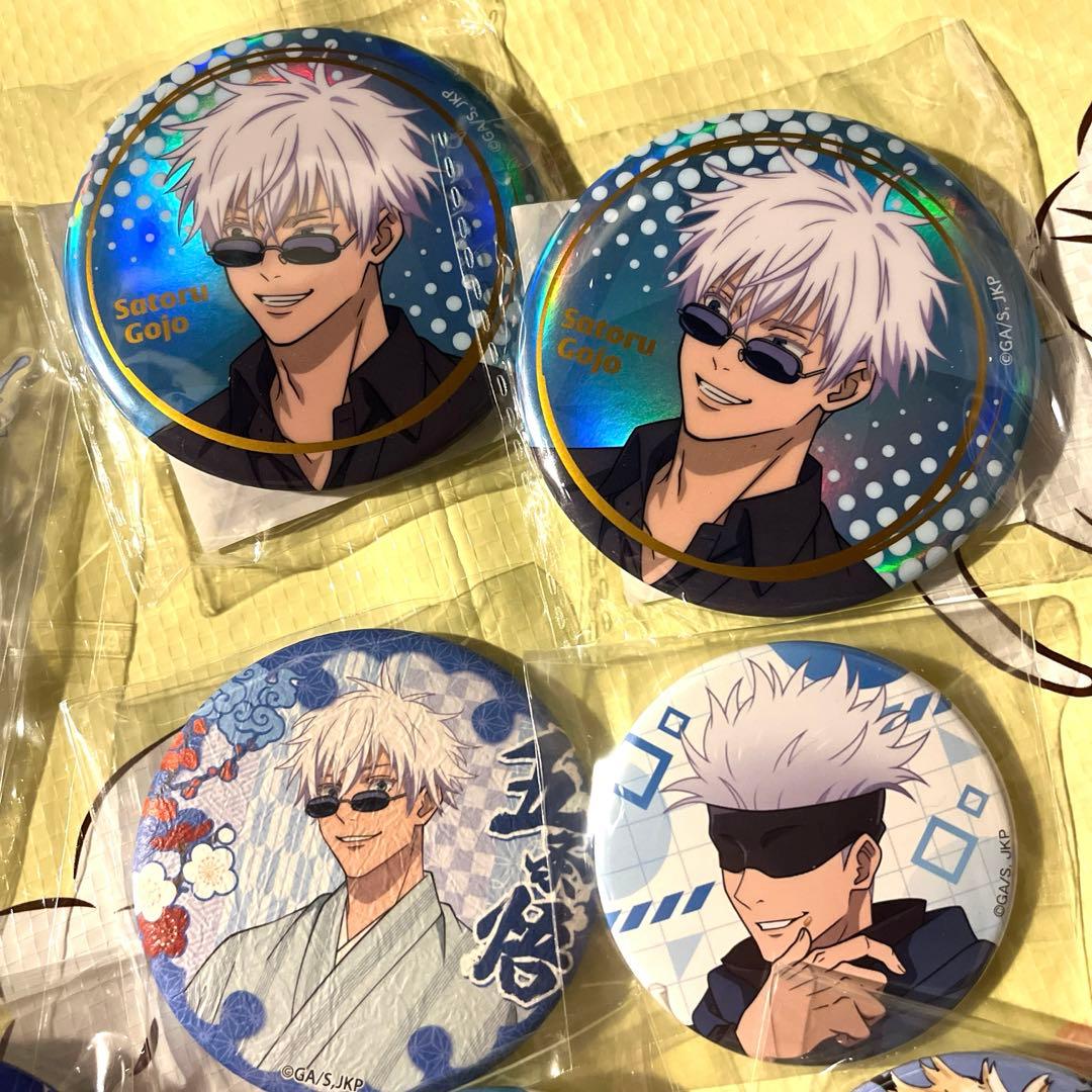 呪術廻戦　五条悟　まとめ売り　缶バッジ　アクスタ　クロス　セガラッキーくじ