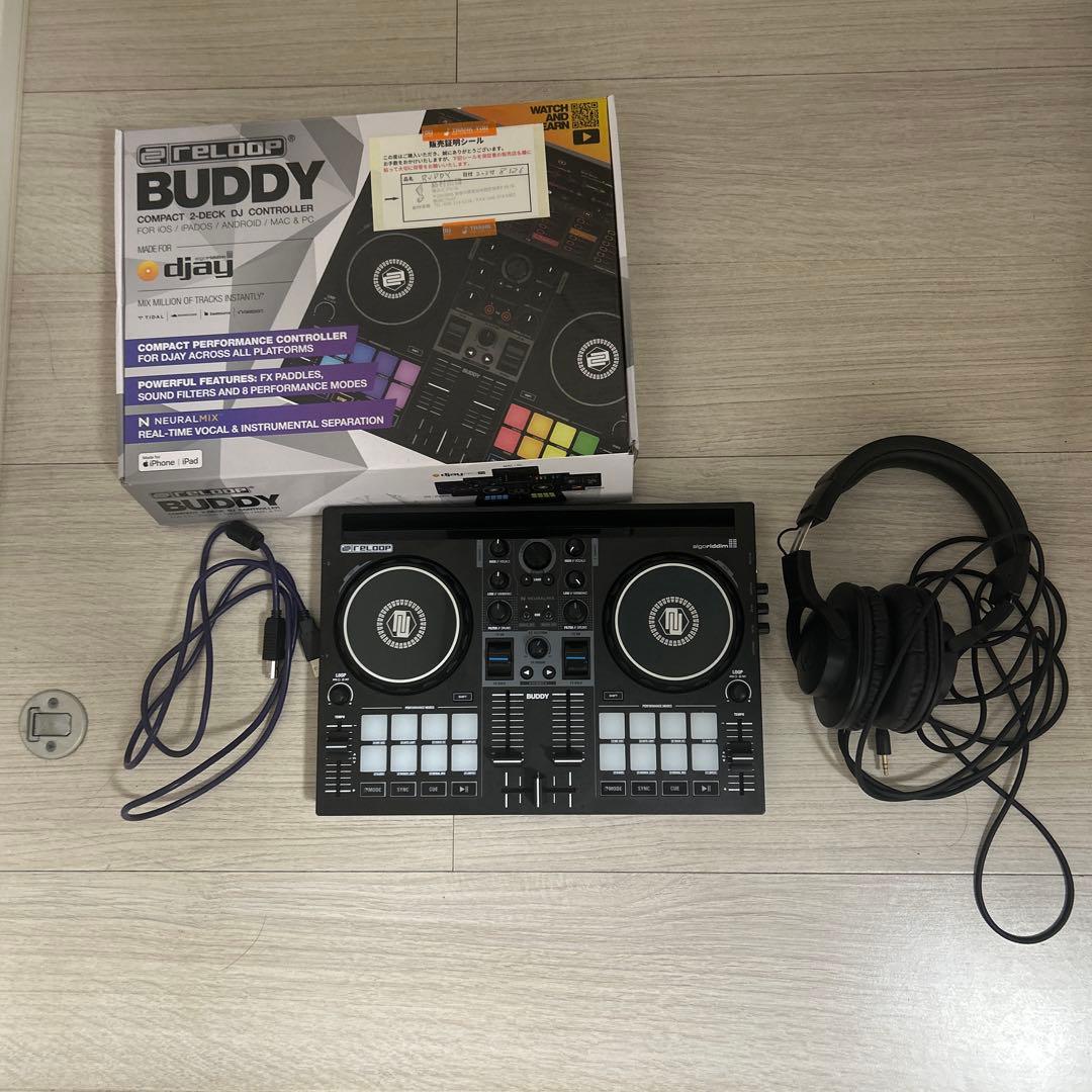 reloop BUDDY audio-technicalヘッドホン付き