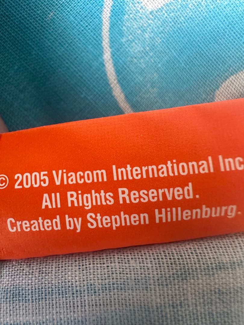 2005年スポンジボブ古着ヴィンテージ USAフラットシーツ　ムチャチャ　シーツ