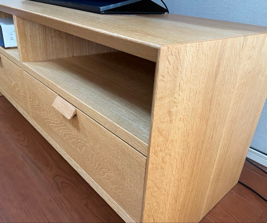 処分！【家具蔵　KAGURA 無垢材テレビ台 120cm モダンデザイン】