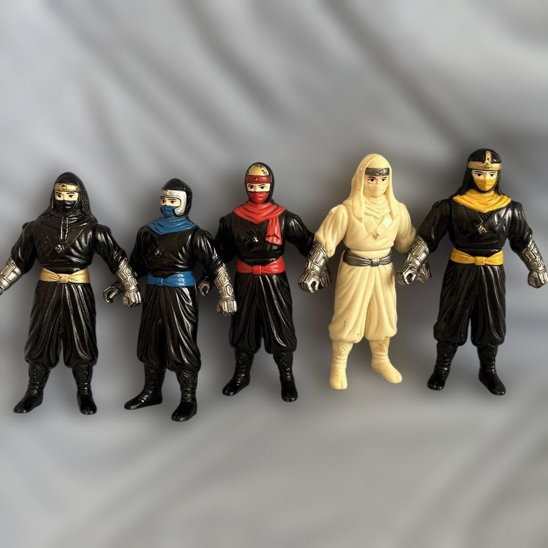 忍者戦隊カクレンジャー変身前フィギュア 5体セット