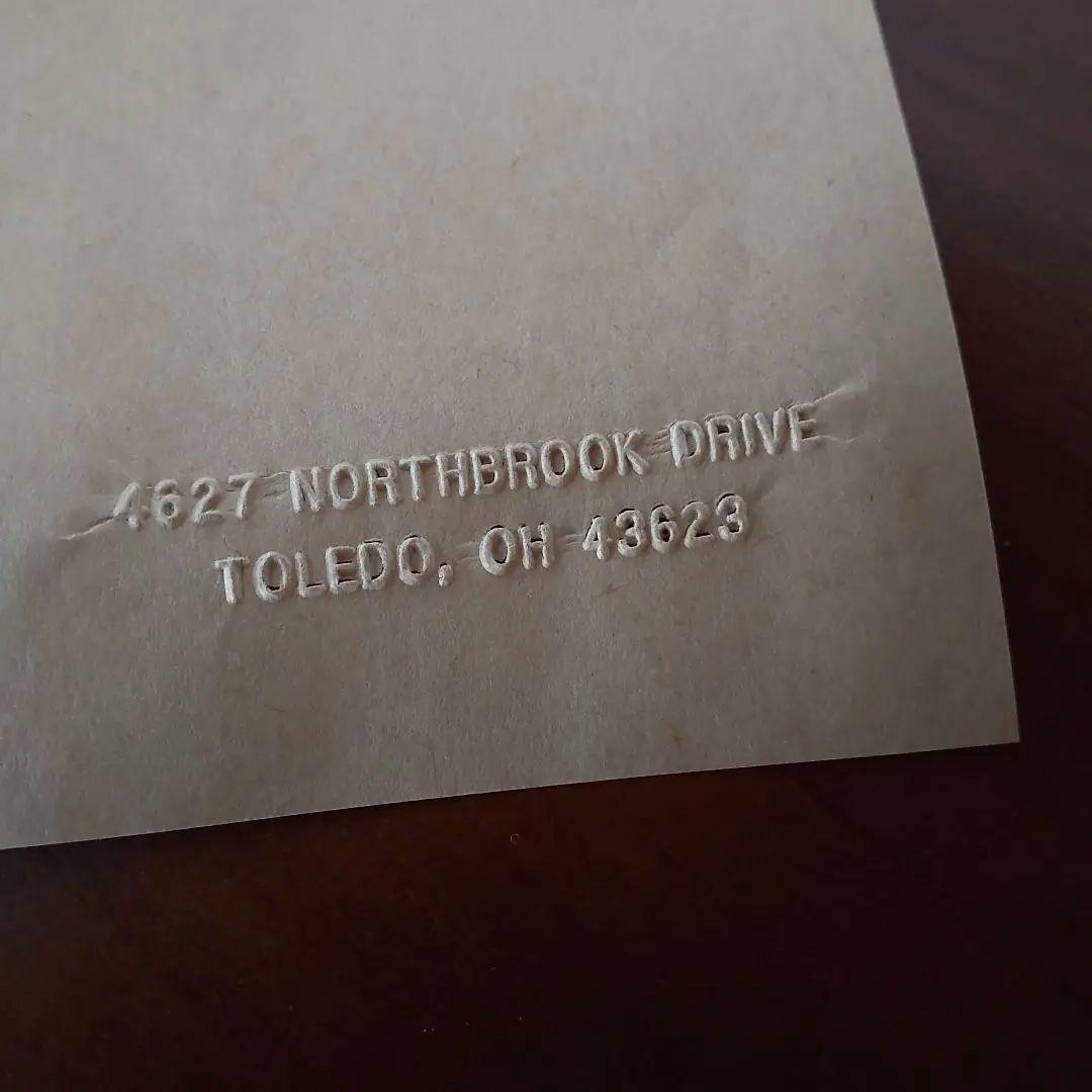 アメリカ ヴィンテージ エンボッサー スタンプ 06158