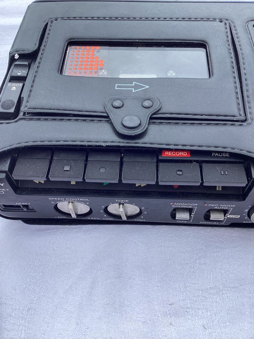 通電確認　ジャンク　SONY TCM-5000EV カセットプレーヤー　取説付き