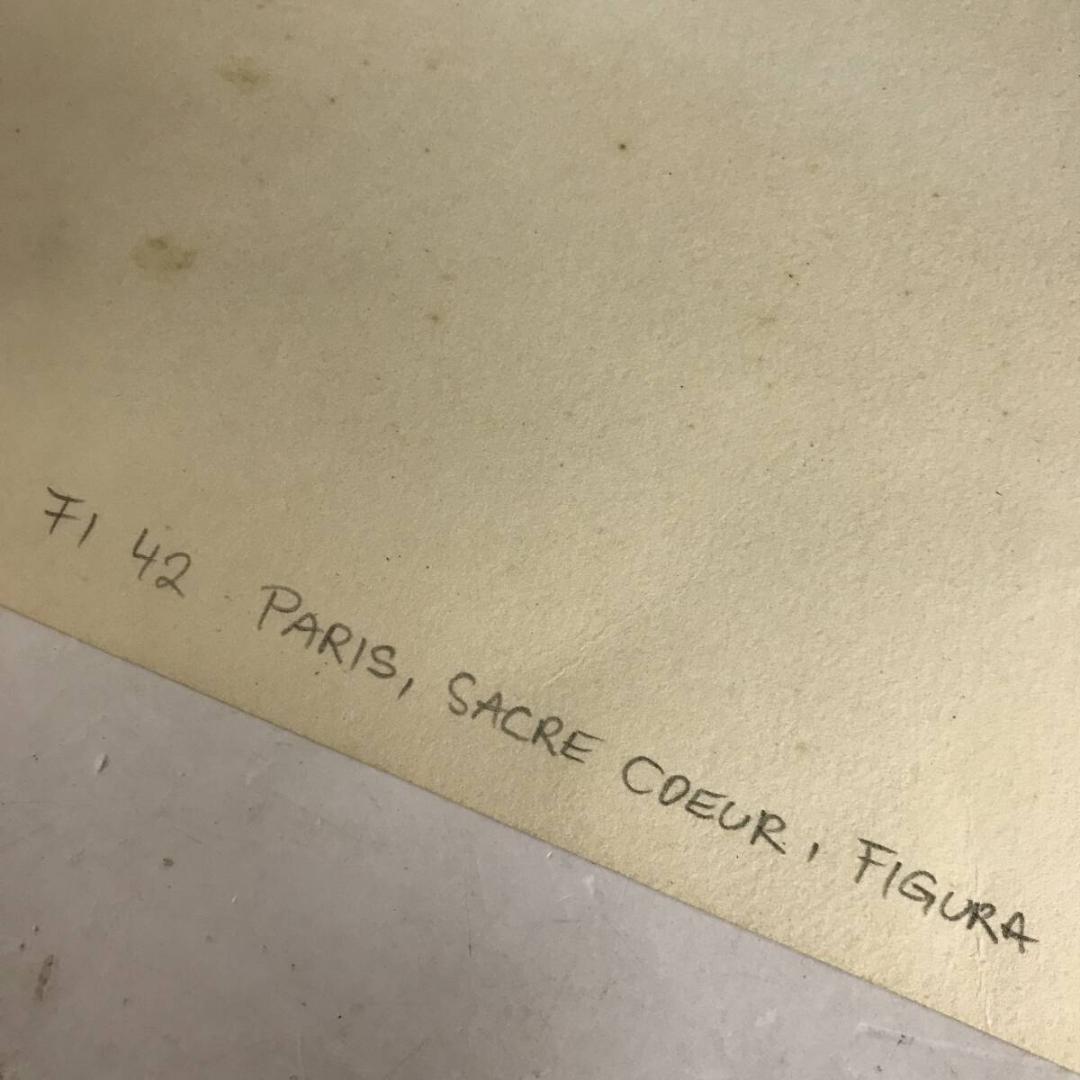 【真作】ハンス・フィグラ Hans Figura 銅版画 パリ サクレ・クール