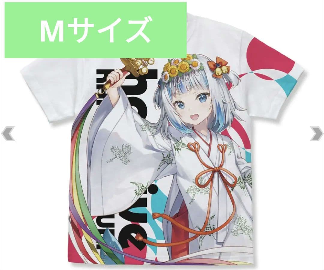 ホロライブ神田祭 フルグラフィックTシャツ がうる・ぐら 巫女衣装ver.