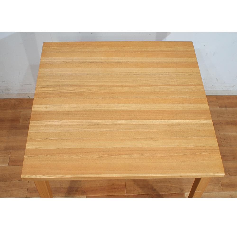 無印良品 MUJI タモ材 ダイニングテーブル 85cm 2人掛け ナチュラル