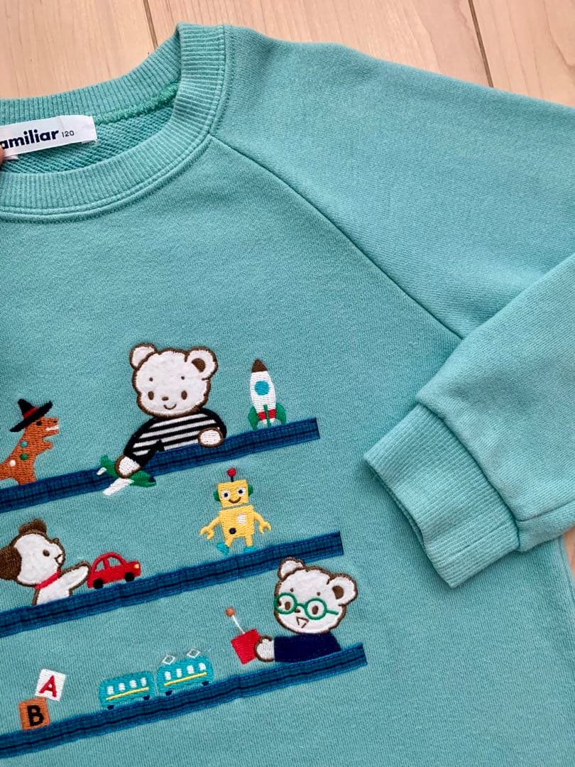 【familiar】ファミリア　トレーナー　トップス　120cm