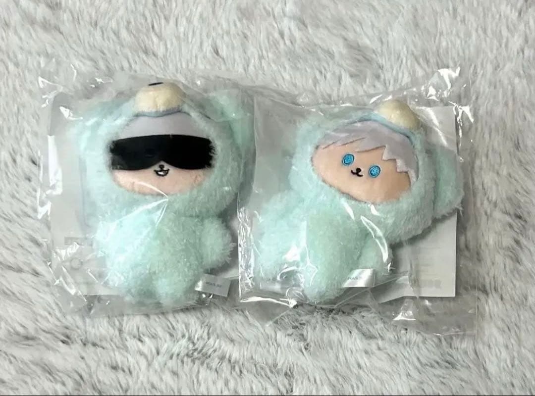 呪術廻戦　はぐはぐみー　五条悟　虎杖悠仁　ぬいぐるみマスコットD賞　A B