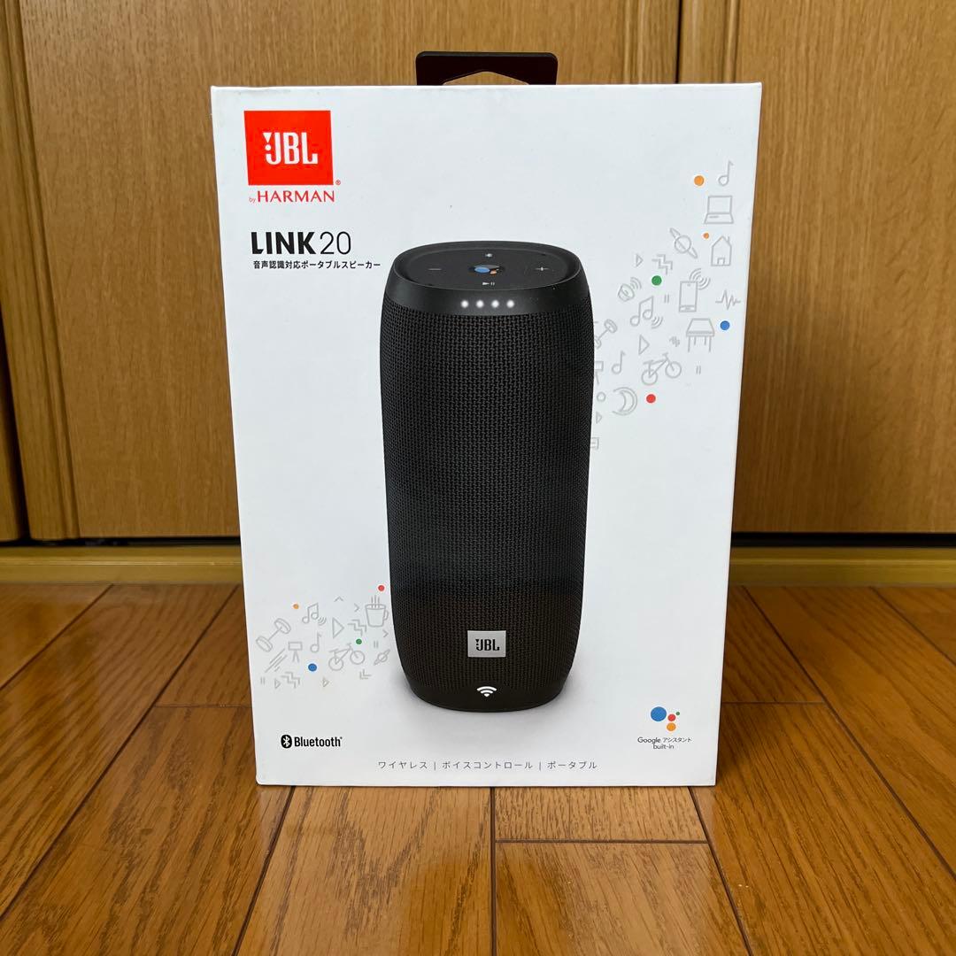美品　JBL ポータブルスピーカーLINK20BLKJP