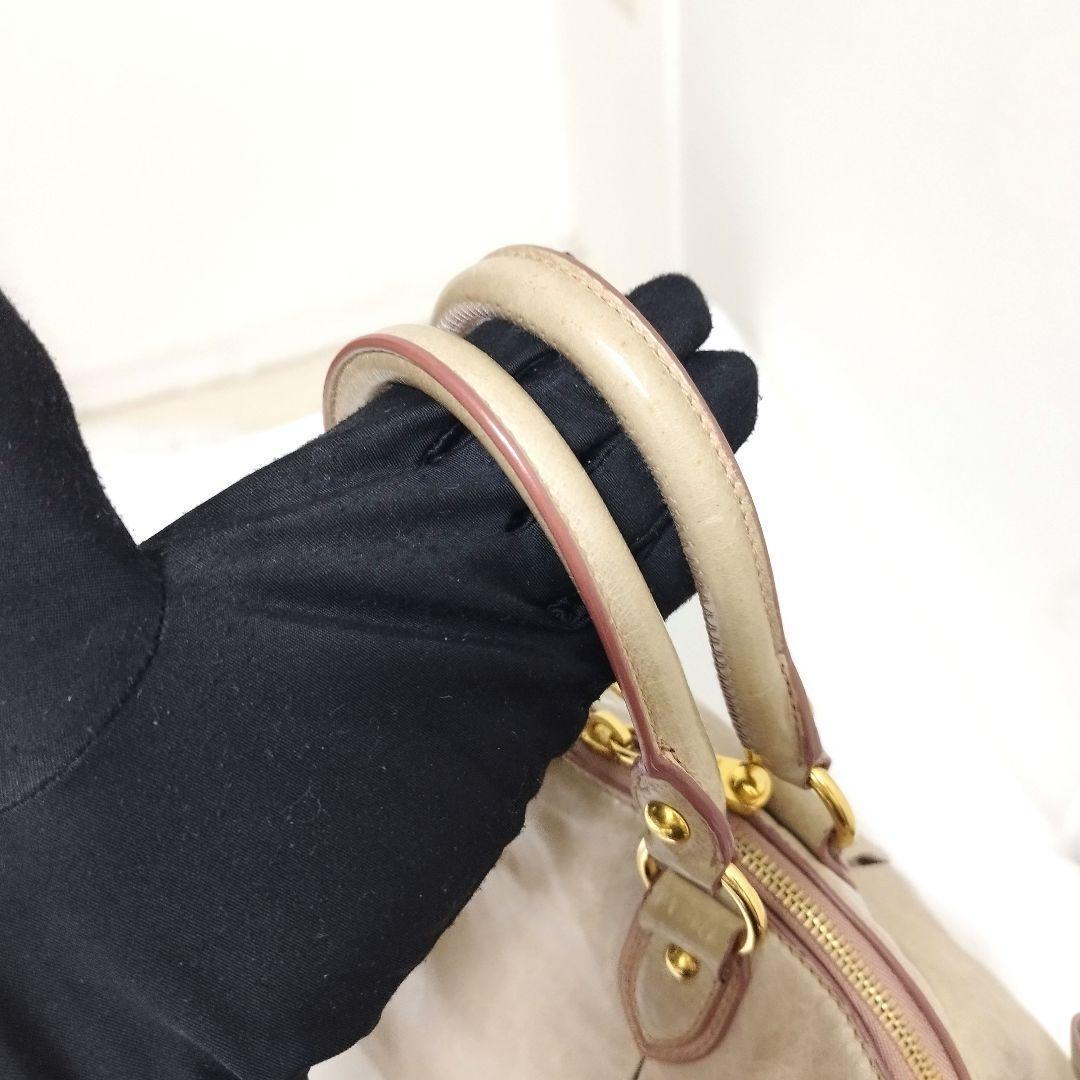 美品☆　MIUMIU　2way Archive vittelo lux