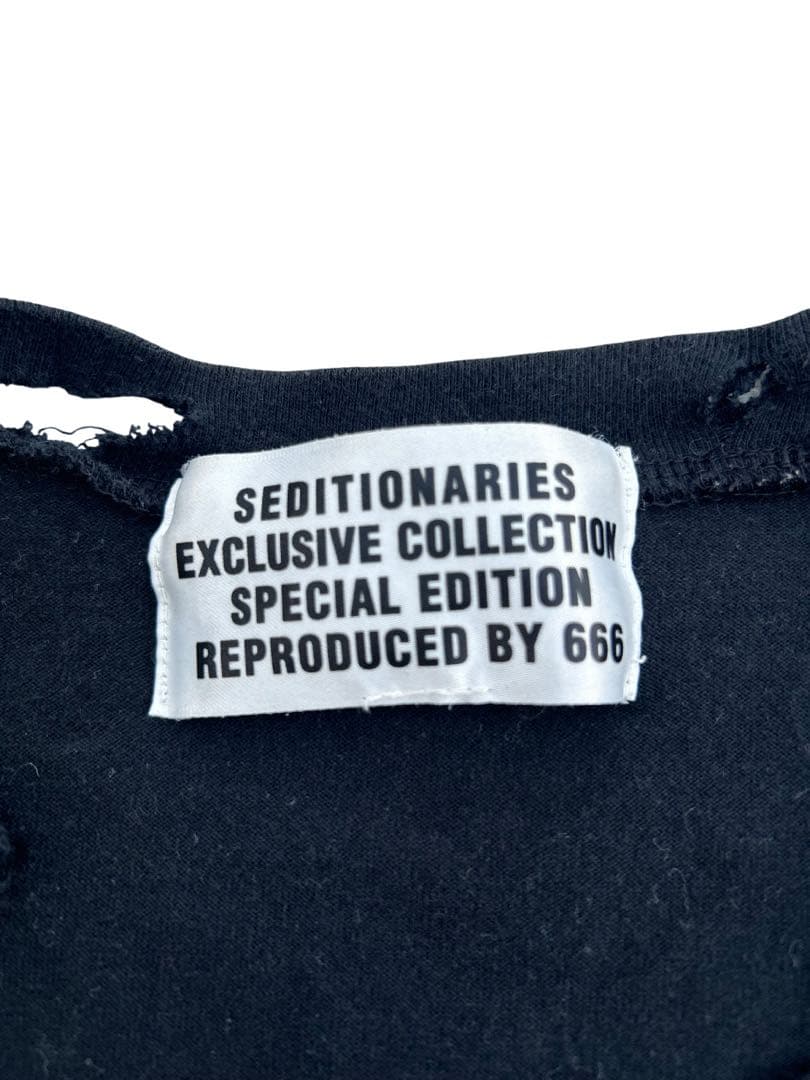 SEDITIONARIES 666 スカルプリント タンクトップ