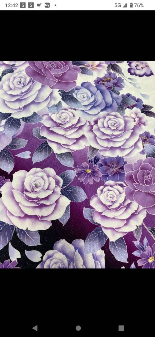 スワロ銀通し紋意匠　振袖セット