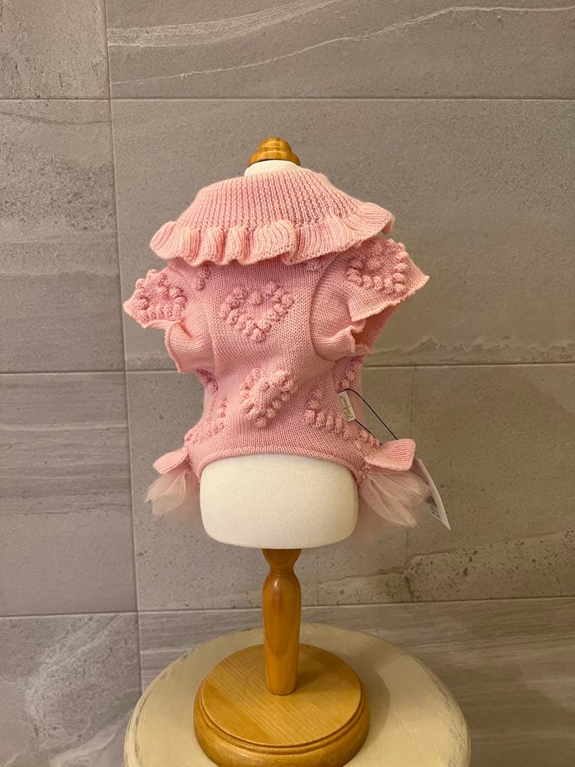 GODPIVAゴッドピバ2025AW ローゲージニットワンピースピンクSお値下げ