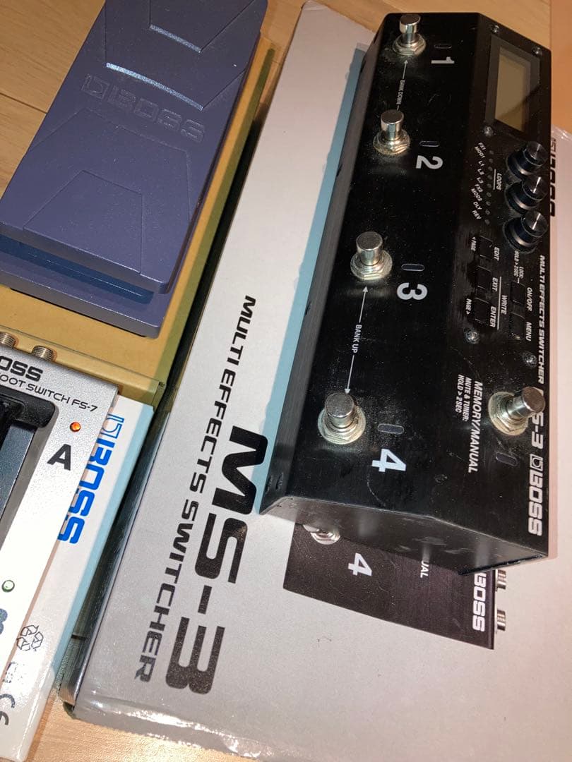 即発送BOSS MS-3 マルチエフェクトスイッチャー　セット