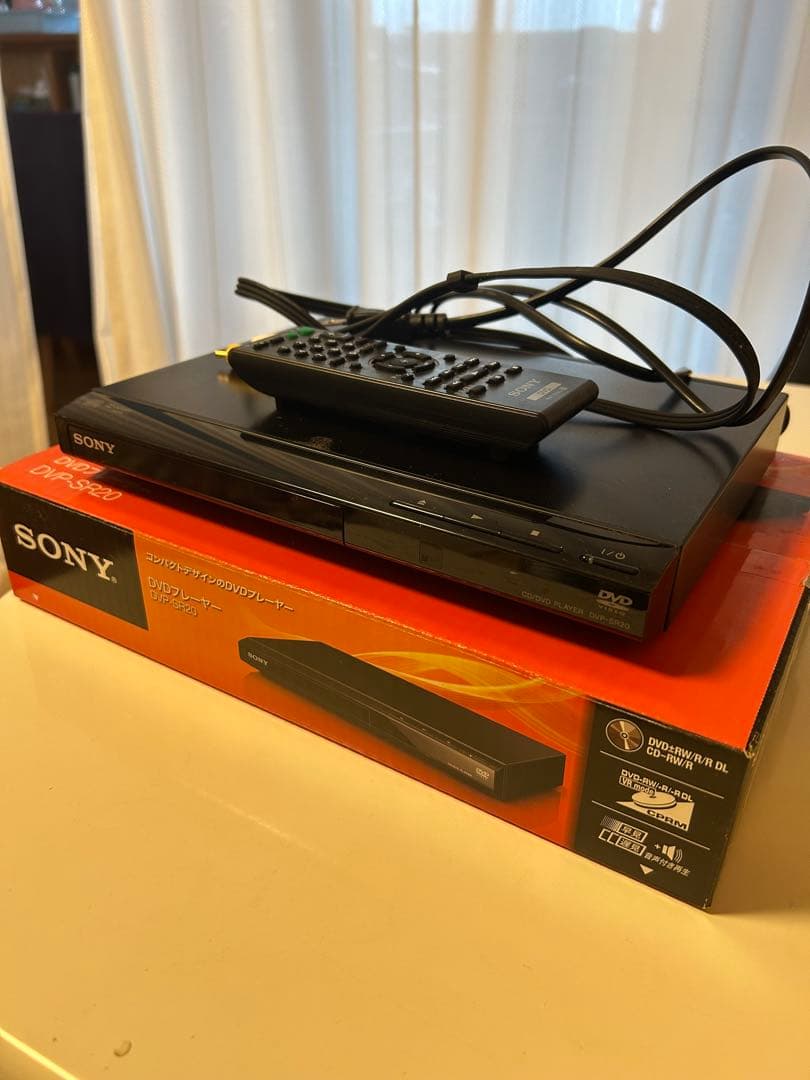 SONY DVDプレーヤー DVP-SR20 箱付き