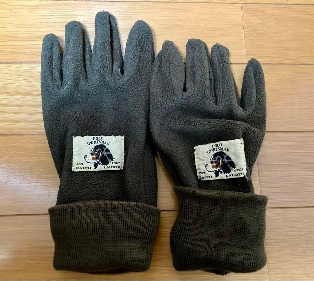 【USA製】90’s Polo by Ralph Lauren レザーグローブ