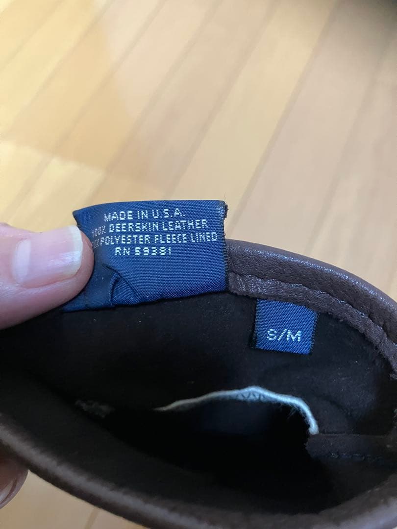 【USA製】90’s Polo by Ralph Lauren レザーグローブ